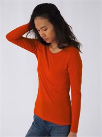 T-SHIRT MANICA LUNGA COTONE ORGANICO DONNA